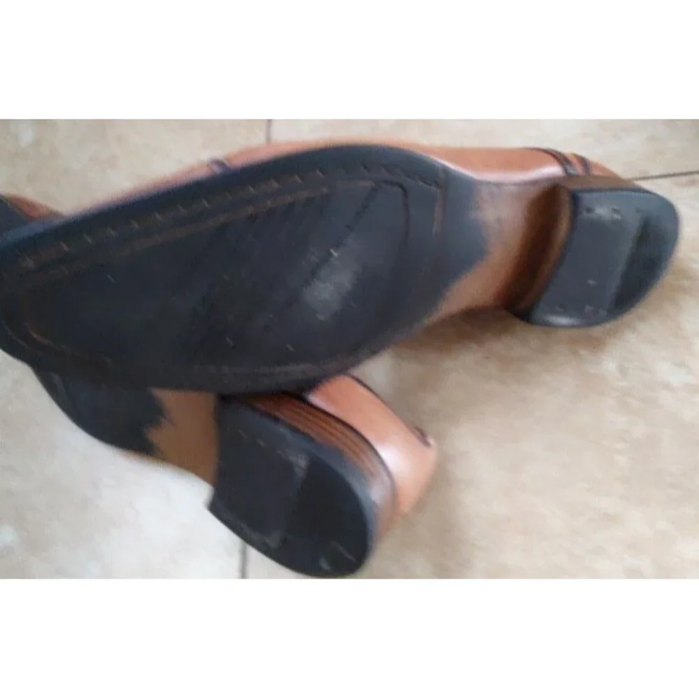 Men's Bar III Dress Oxford Leather Brown Lace up Shoes Size 10.5 M